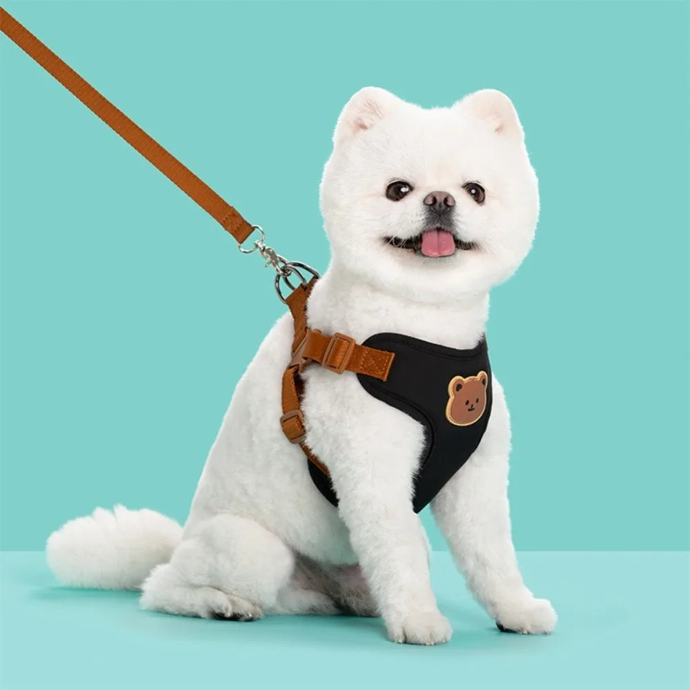 Creative Cute Pet Harness and Leash. Anti-Escape Adjustable Cat Chest Strap Vest