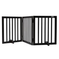 Freestanding Pet Gate. 3 Panels Foldable Dog Gate for Narrow Passageways.