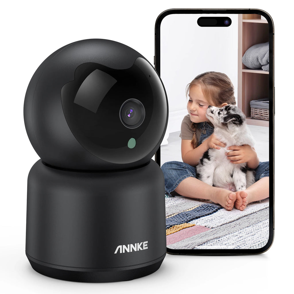 WiFi PT Home Baby/Pet Monitor Indoor Security Camera with Two-Way Audio and Motion Detection