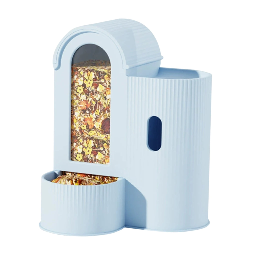 2-in-1 Automatic Food Bowl Leak-Resistant Hamster Feeder And Waterer. Automatic Food Dispenser