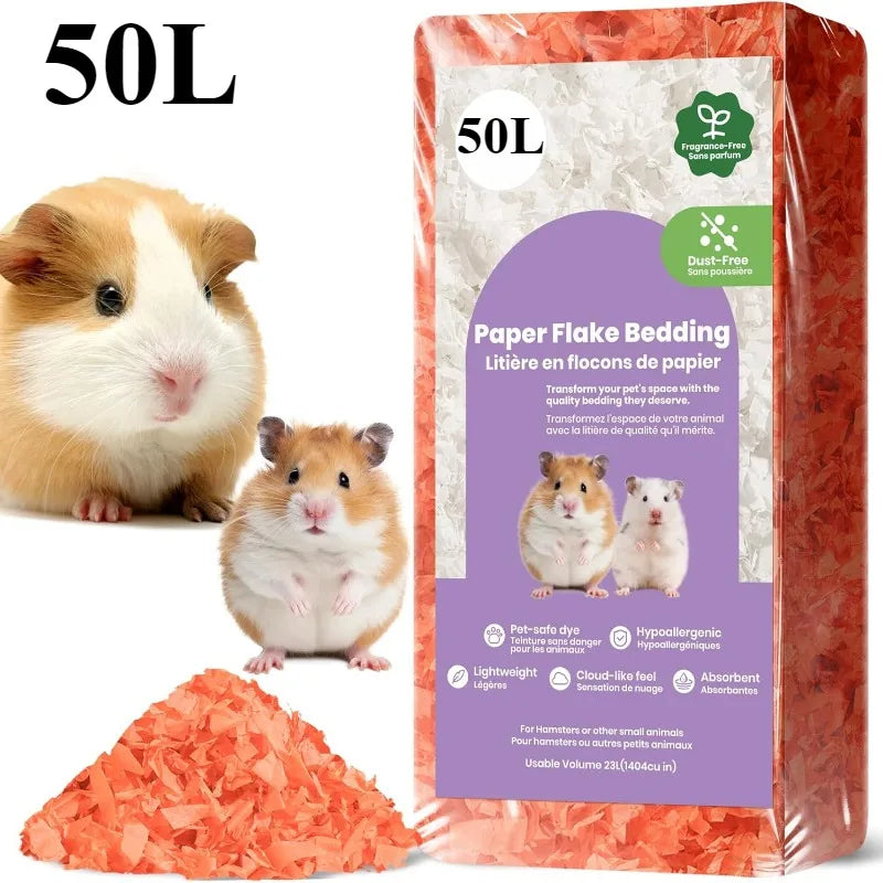 23L/50L Paper Small Pet Bedding
