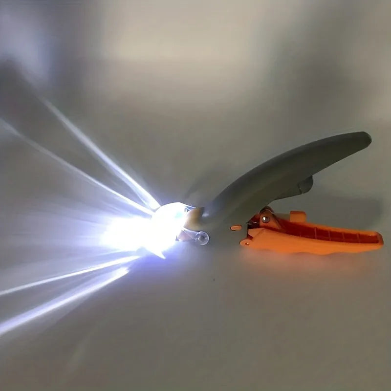 Pet Nail Clipper, Nail Trimmer for Dogs and Cats, Built-in LED Light, Steel Blades