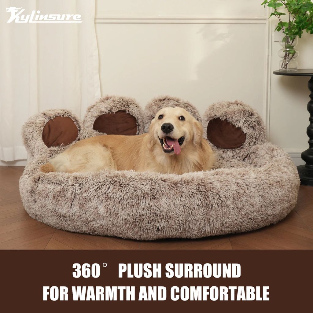 Round Plush Orthopedic Donut Dog & Cat Bed