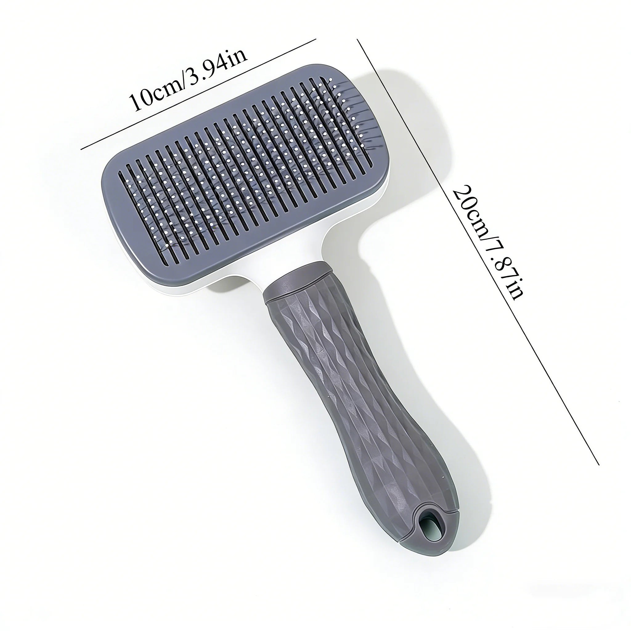 Pet Grooming Brush with One-Click Hair Removal
