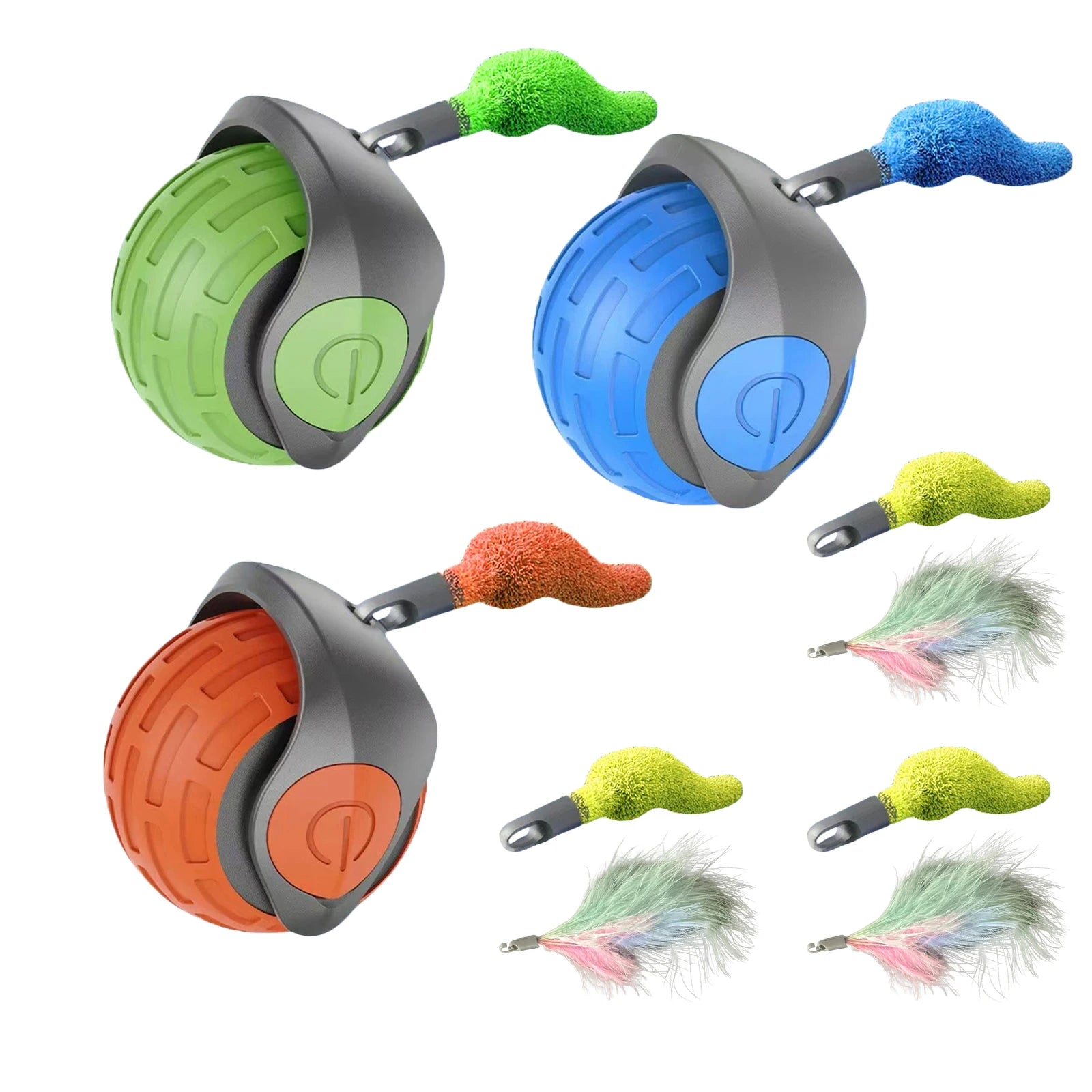 Cat Interactive Ball Toys that is Rechargeable and a Smart Cat Toy.