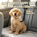 Adjustable 2-in-1 Pet Car Seat Belt for Dogs and Cats Safety