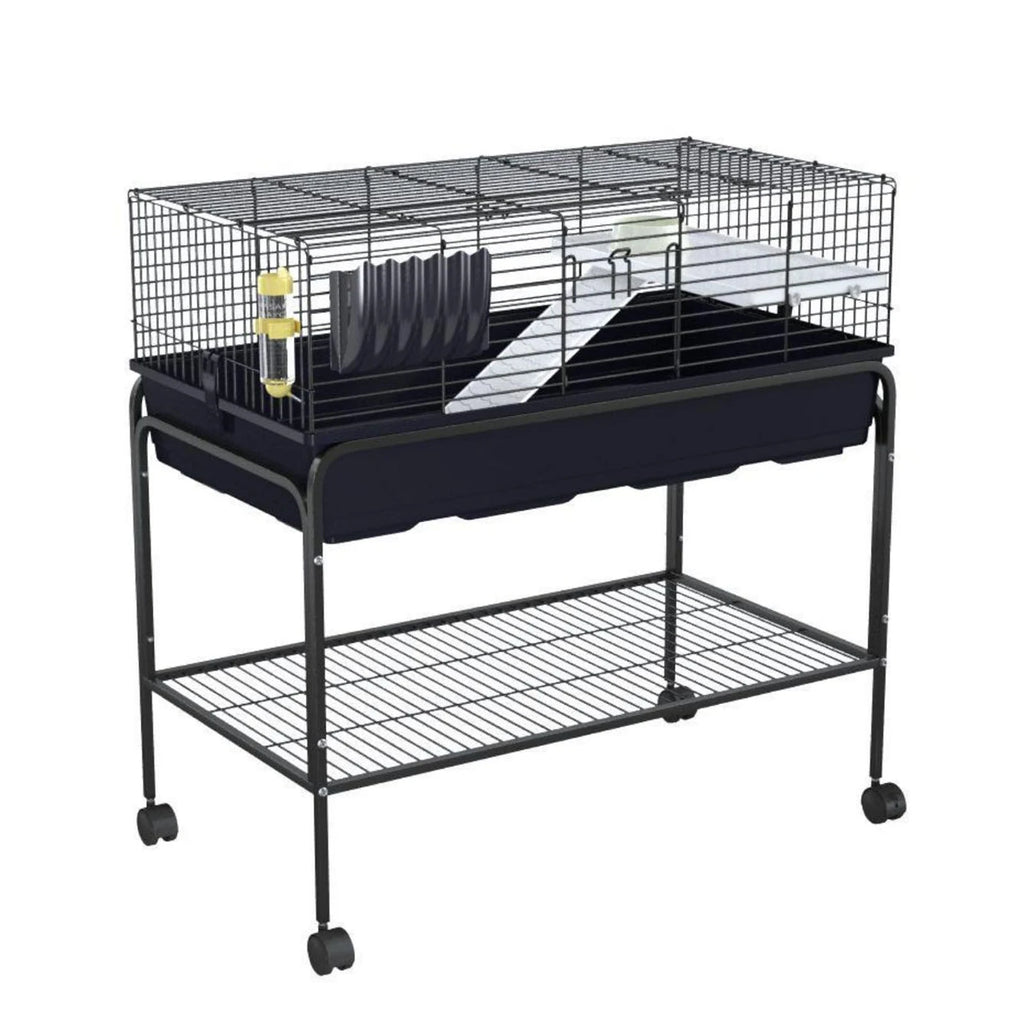 35.3"H Small Pet Cage Kit With Removable Storage Shelf