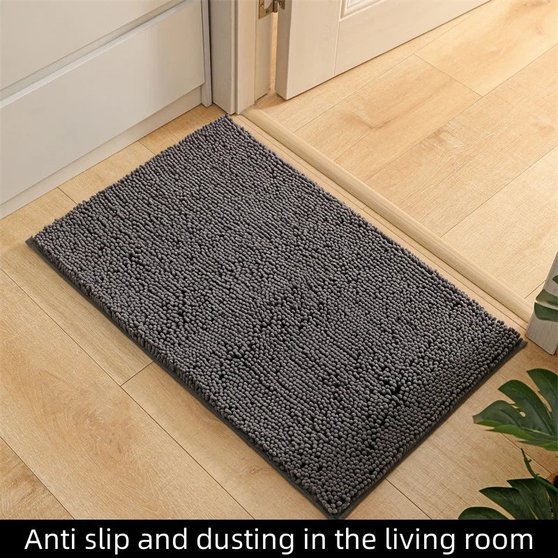 Dog Door Mat For Muddy Paws. Absorbs Moisture And Dirt. Absorbent Non-Slip Washable Mat. Quick Dry Microfiber