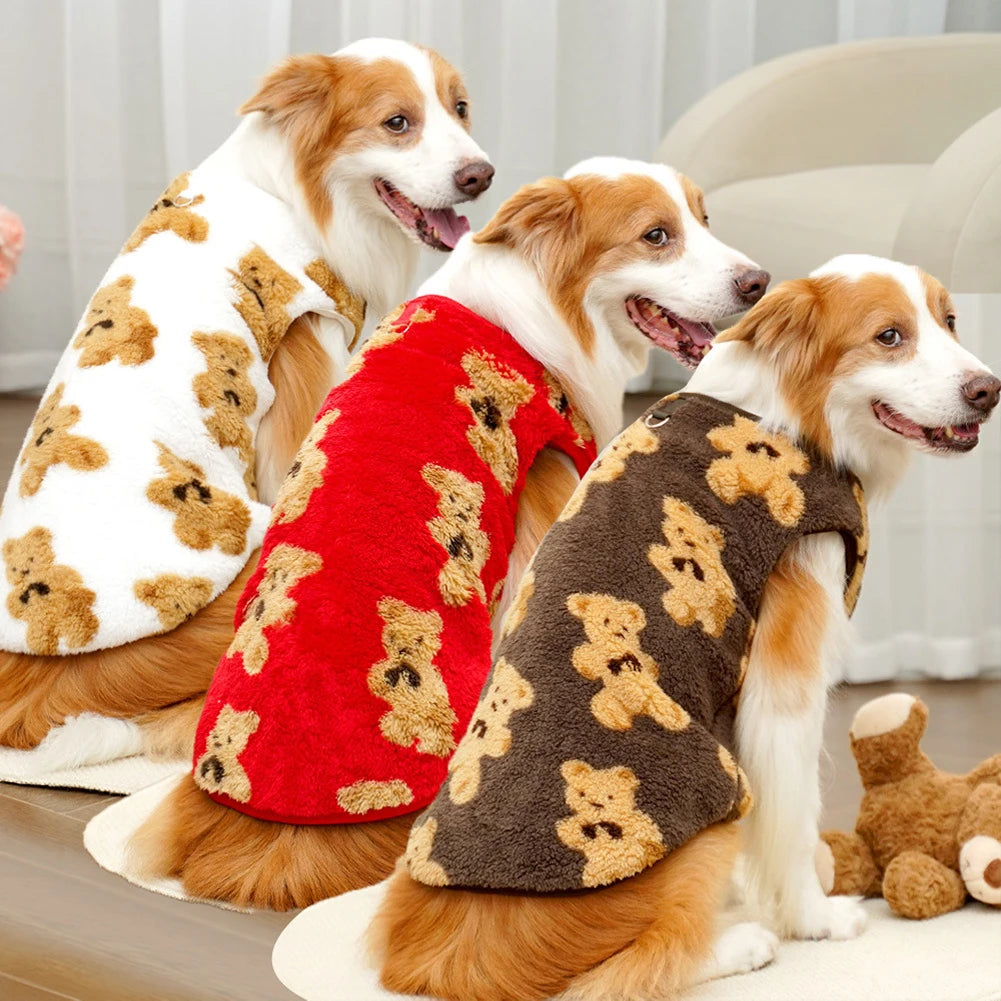Warm Flannel Coat for Cats or Dogs