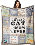 Soft Cat Lover Blanket 50x60 Inches, Perfect Gift for Women and Cat Enthusiasts, Lightweight and Warm