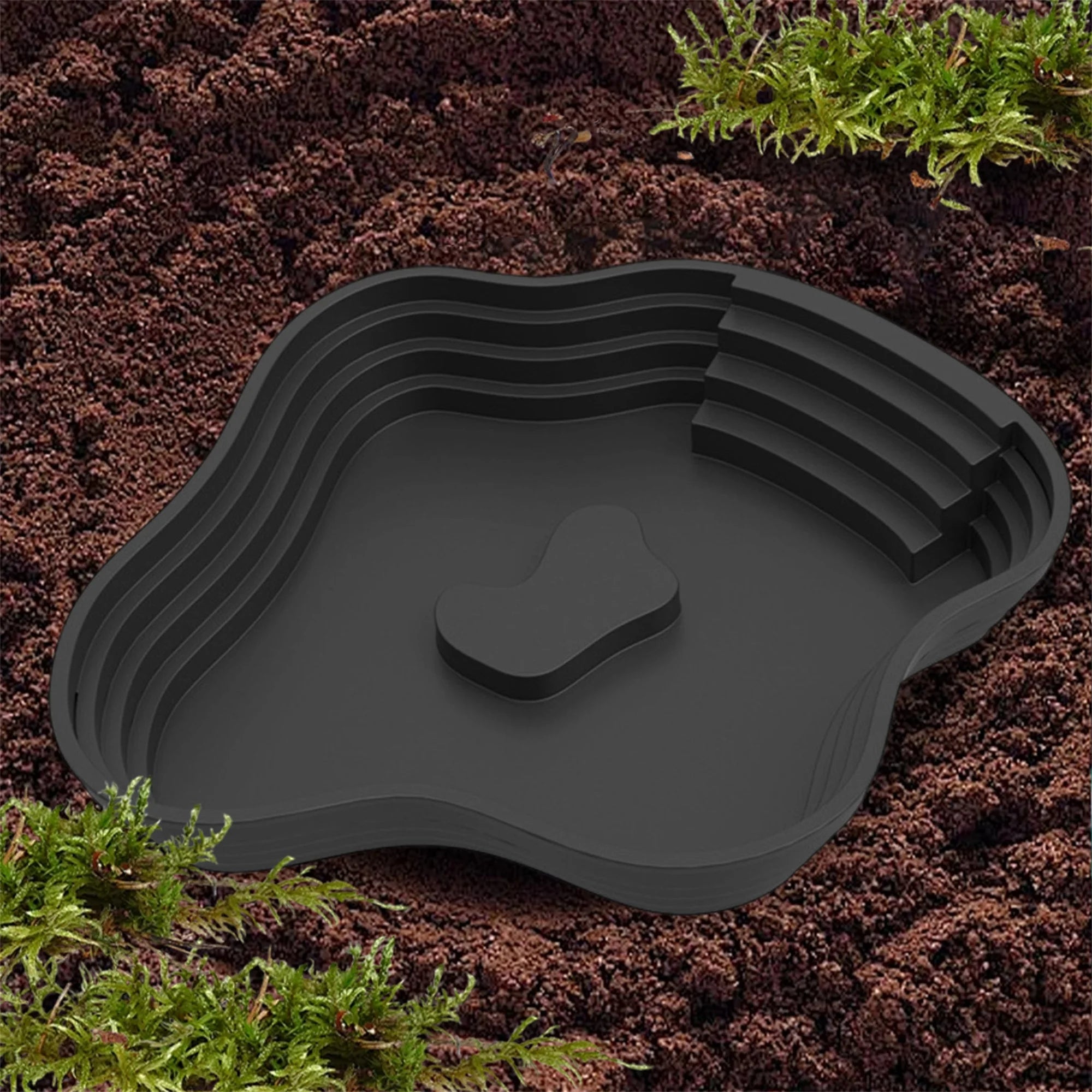 Reptile Habitat Decor Bathing Pool, Feeding Dish or Water Bowl