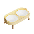 Cat double bowl feeder, with adjustable height