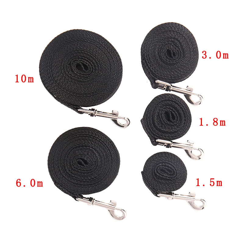 Long Strong Nylon Dog Training Leash For Small To Big Dogs