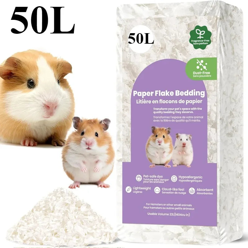 23L/50L Paper Small Pet Bedding