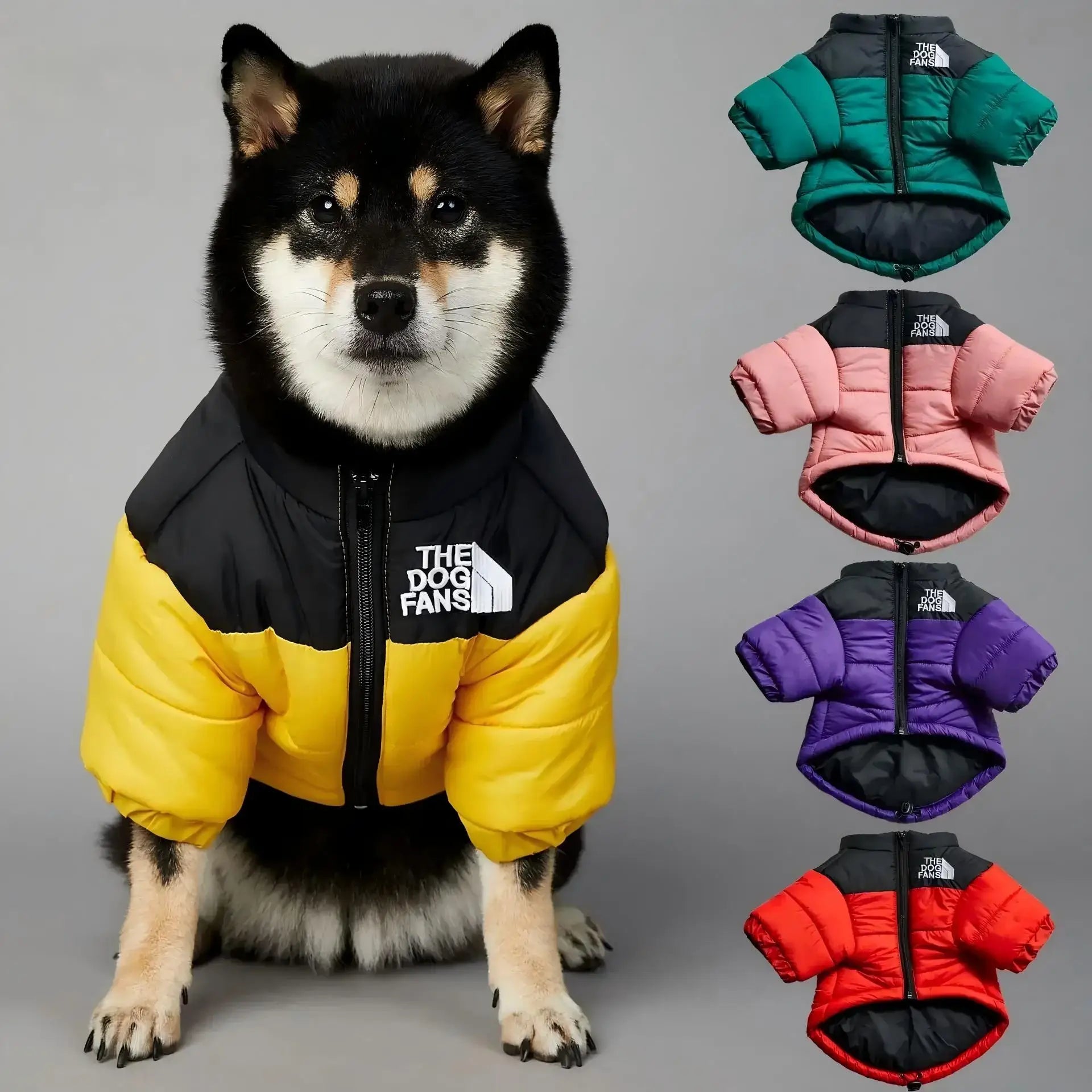 Winter Down Jacket for Small & Medium Dogs
