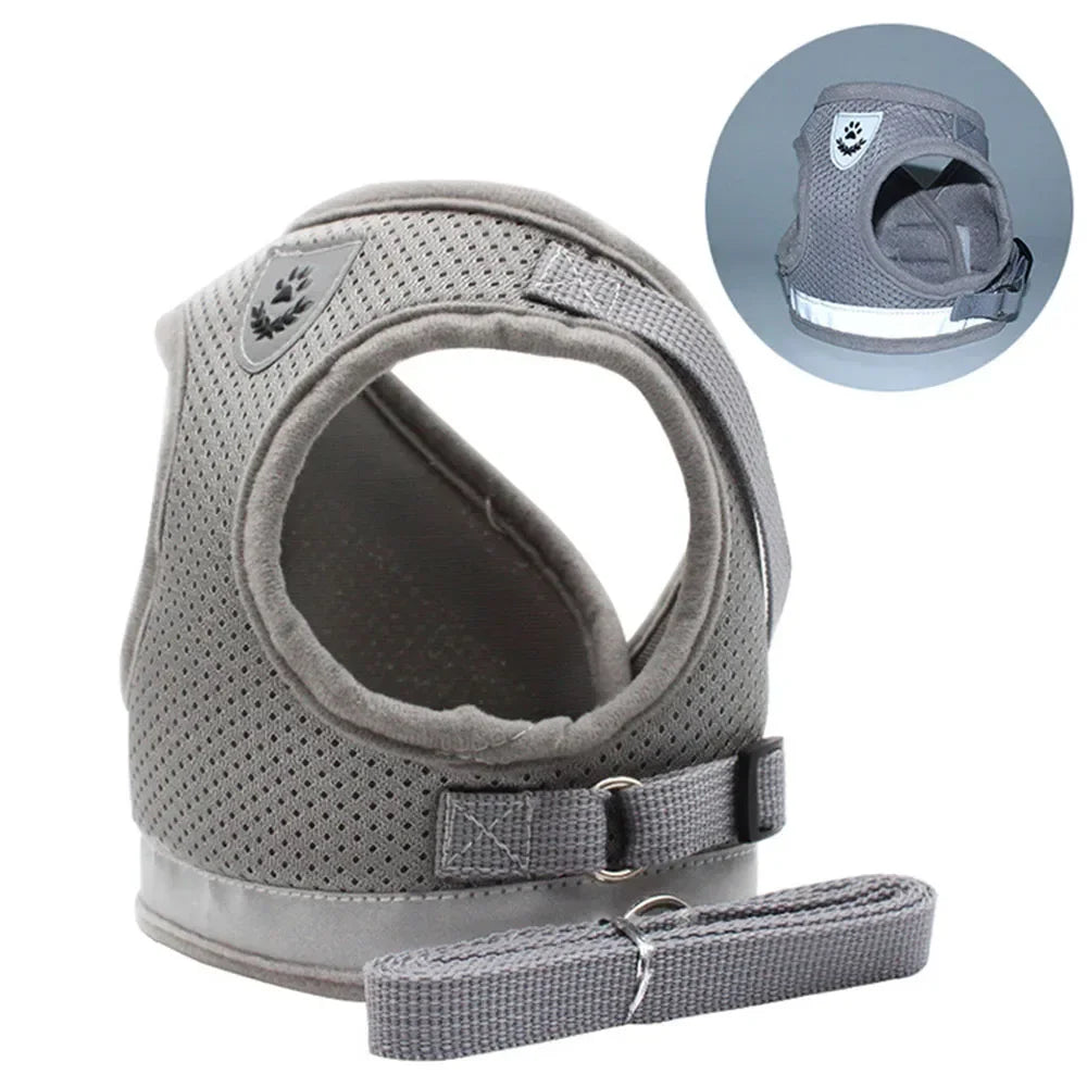 Cat Harness with Adjustable Leash. Reflective and Escape Proof Pet