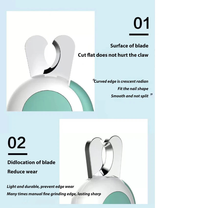 Mini Professional Electric Pet Nail Clippers for Cats and Dogs