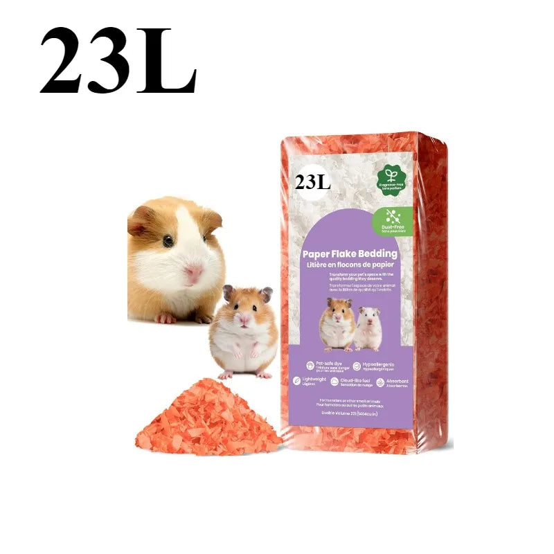 23L/50L Paper Small Pet Bedding
