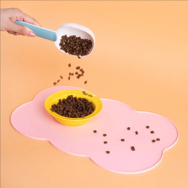 Pet Food Waterproof Mat for Dog and Cat Bowls