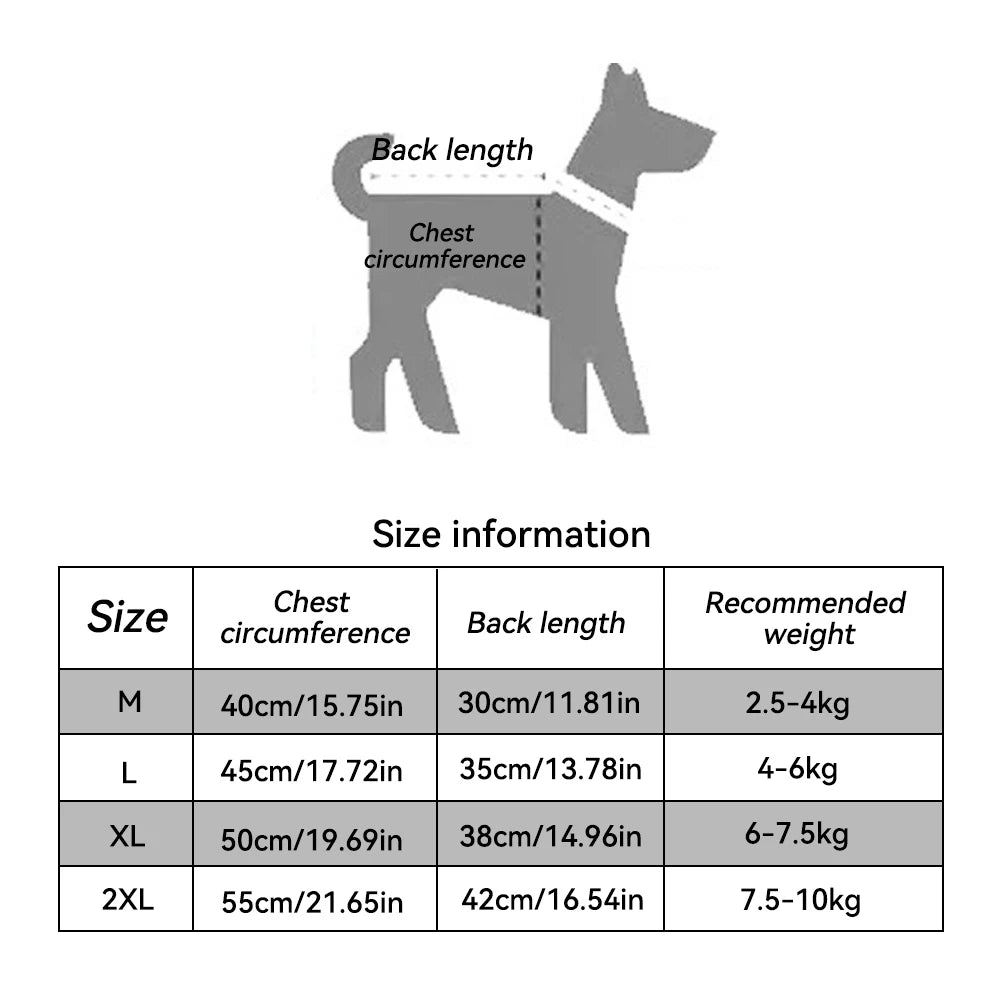 Warm Flannel Coat for Cats or Dogs