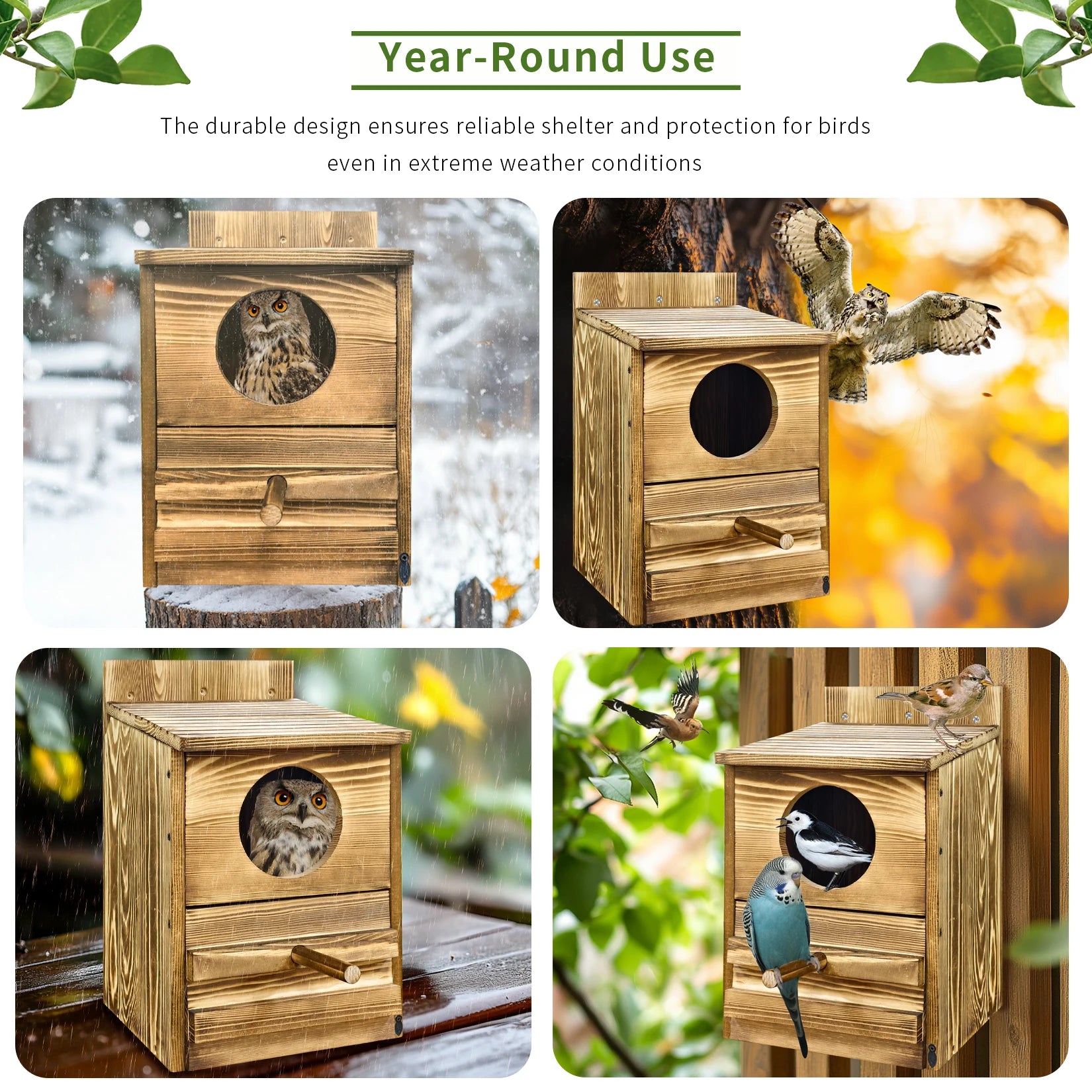 Owl House that is Prebuilt for Outside