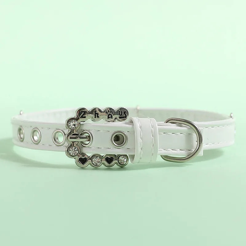 Luxury Cat Pearl Necklace with Rhinestone