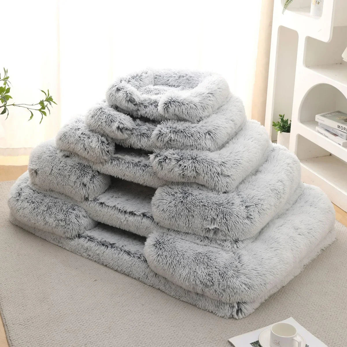 Square Plush Bed
