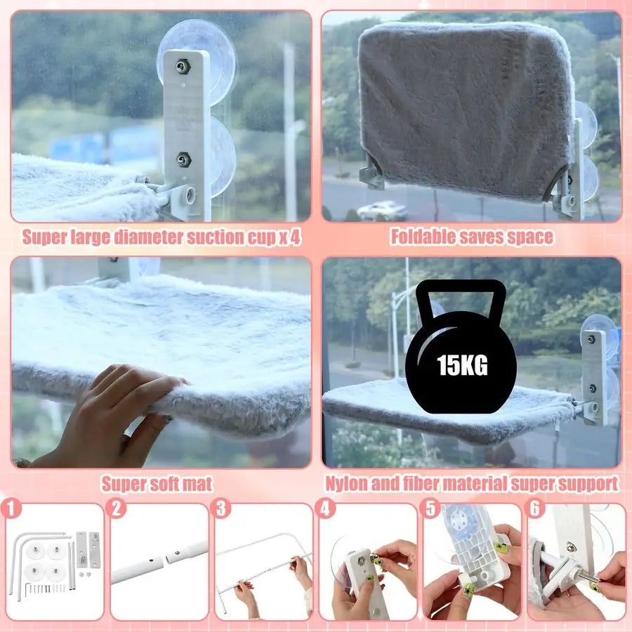 Kitten Starter Kit for Indoor Cats Include Cat Litter Box Toys, Hammock, Bed Scratch Pad, Climbing Post, Feed Bowls, Mat