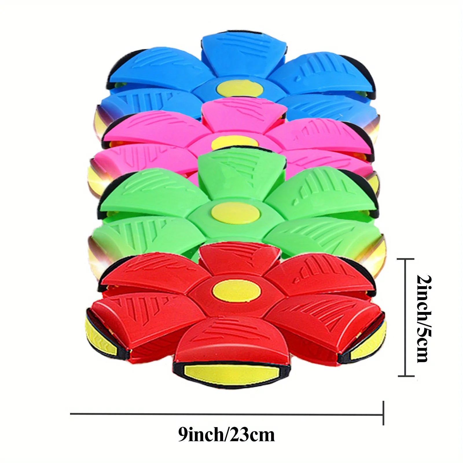 Flying Saucer Ball, Collapsible Time Delay Flying Disc Toy