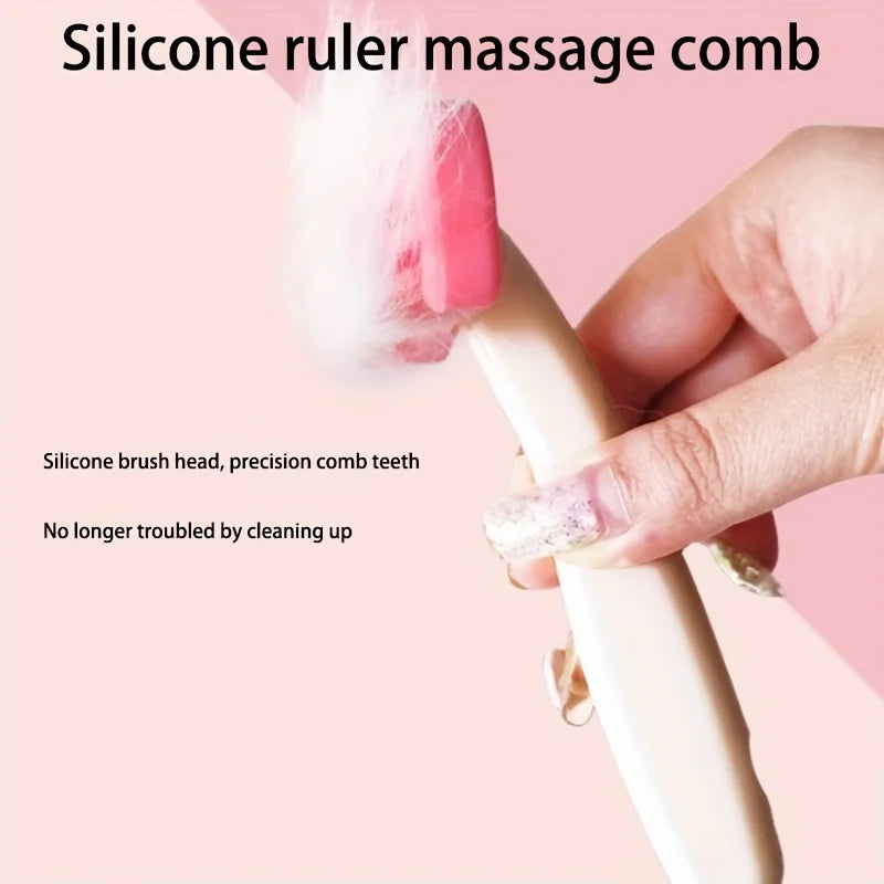 1Pc Detachable Rabbit Massage Hair Removal Comb