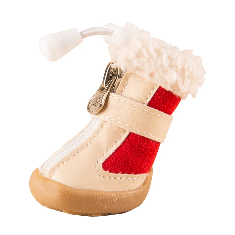 Winter Dog Shoes with Anti-slip