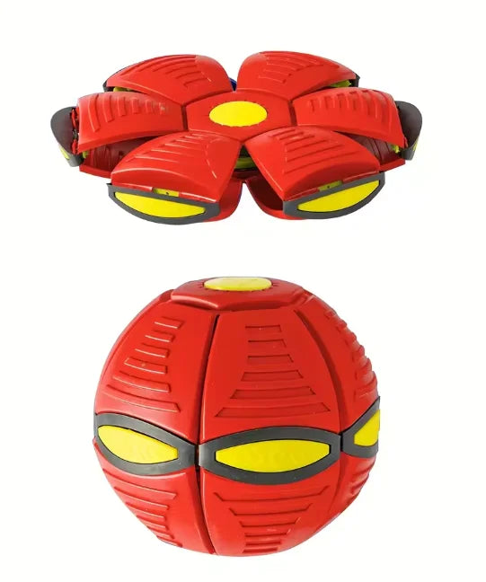 Flying Saucer Ball, Collapsible Time Delay Flying Disc Toy