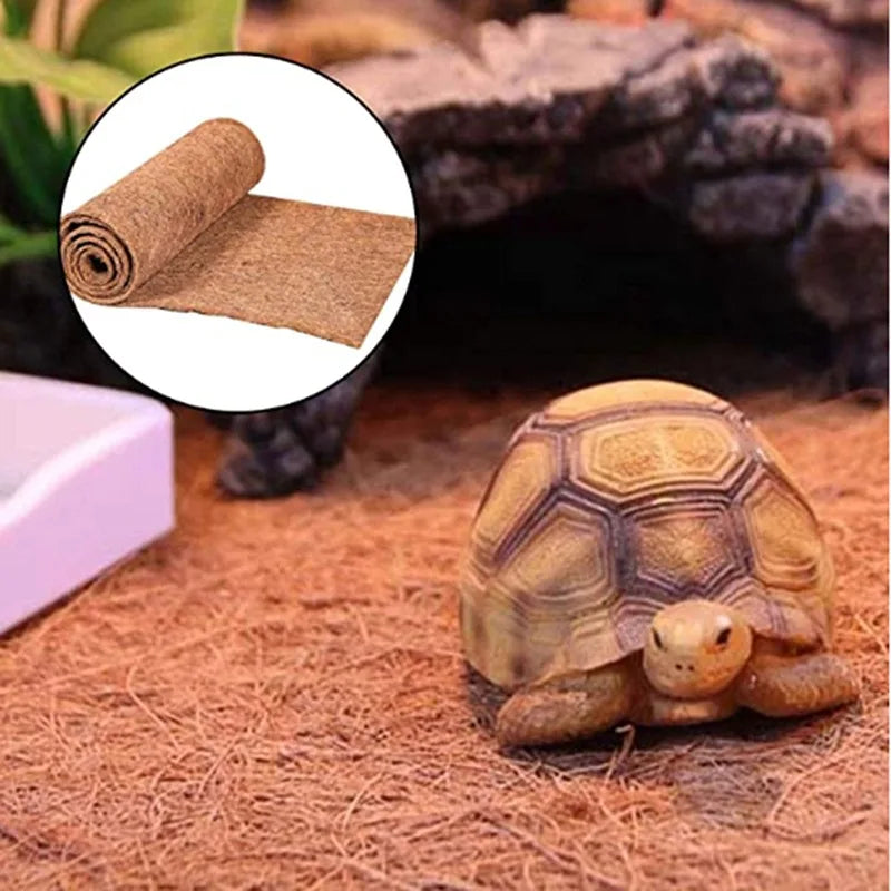 Plant Fiber Roll Natural Reptile Carpet Mat